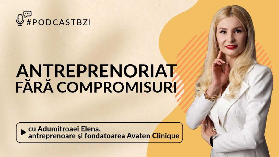 LIVE VIDEO - Adumitroaei Elena, antreprenoare și fondatoarea Avaten Clinique, despre antreprenoriat fără compromisuri