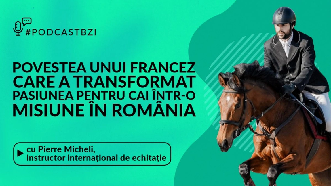 LIVE VIDEO - Pierre Micheli, instructor internațional de echitație, obstacolist pasionat și promotor al dresajului natural, este invitatul special al #PodcastBZI