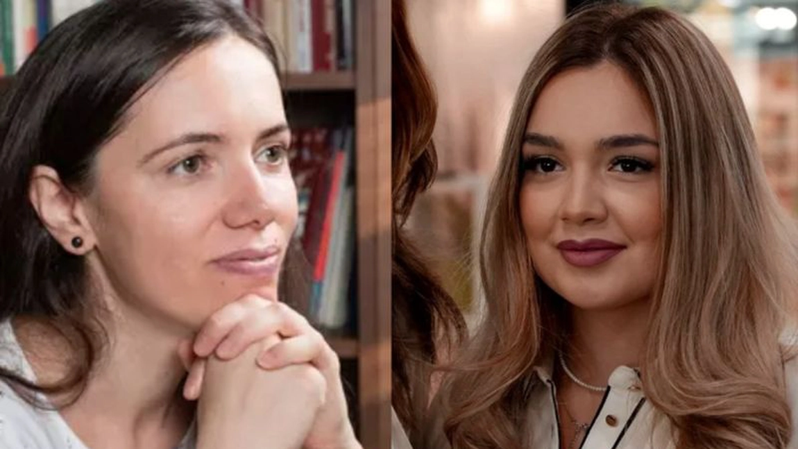 Partenera de viață a lui Nicușor Dan sau soţia lui George Simion? Ce au putut să facă Mirabela Grădinaru şi Ilinca în timpul dezbaterii electorale