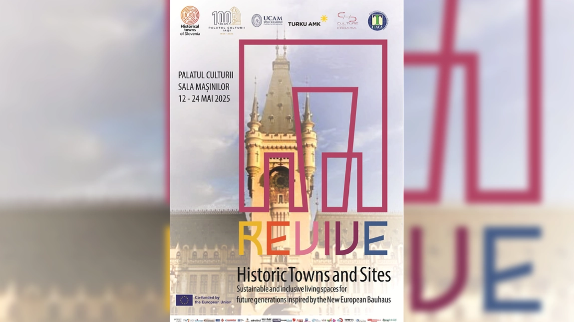 Experiment artistic de co-creație la Palatul Culturii din Iași în cadrul Proiectului REVIVE Historic Towns and Sites