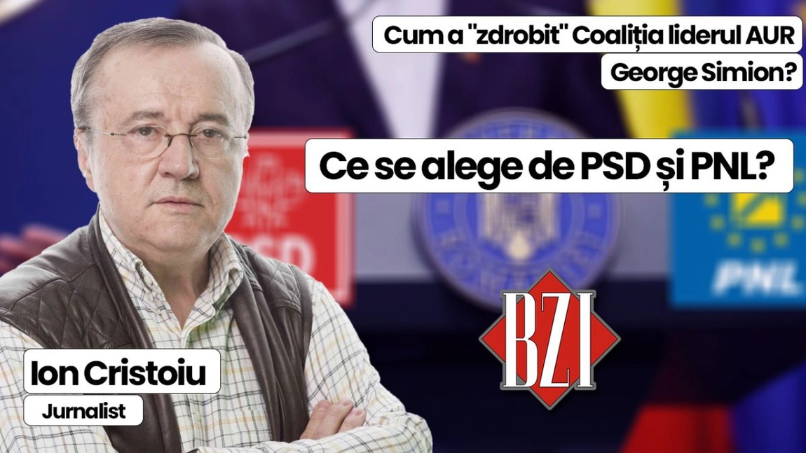 LIVE VIDEO - Top talk-show BZI LIVE special despre rezultatul alegerilor, situația politică, economică națională și internațională alături de maestrul Ion Cristoiu, jurnalist