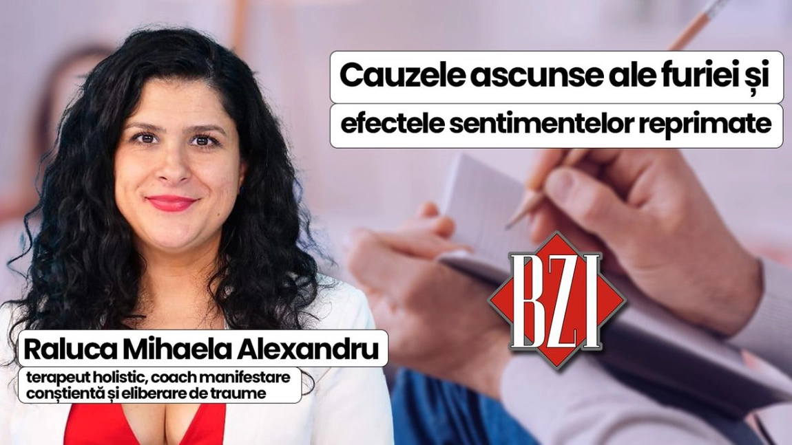 LIVE VIDEO - Raluca Mihaela Alexandru, terapeut holistic, coach manifestare conștientă și eliberare de traume, discută în emisiunea BZI LIVE despre furie, neputință și tăceri care dor. Ce se întâmplă când nu ne ascultăm emoțiile
