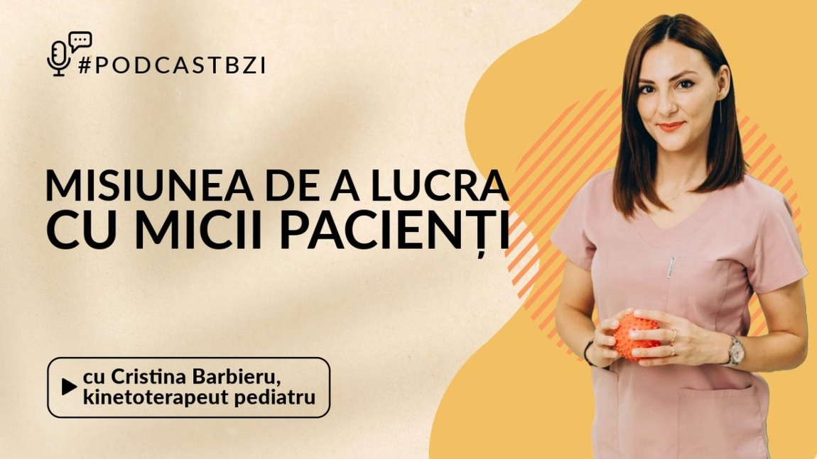 LIVE VIDEO - Cristina Barbieru, kinetoterapeut pediatru, despre misiunea de a lucra cu micii pacienți