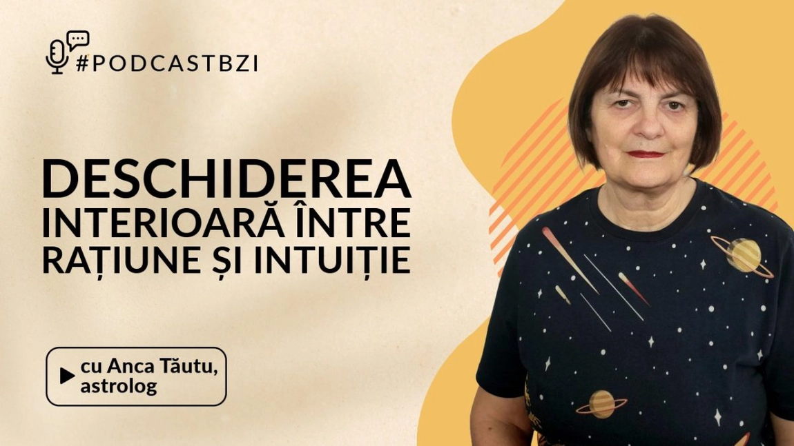LIVE VIDEO - La #PodcastBZI, 19 mai 2025, ora 14:30 cu Irina Zaharia, vom discuta despre un moment astrologic plin de semnificație, când Jupiter din Gemeni ne invită să lărgim orizontul minții și al conștiinței, împreună cu invitata Anca Tăutu, astrolog