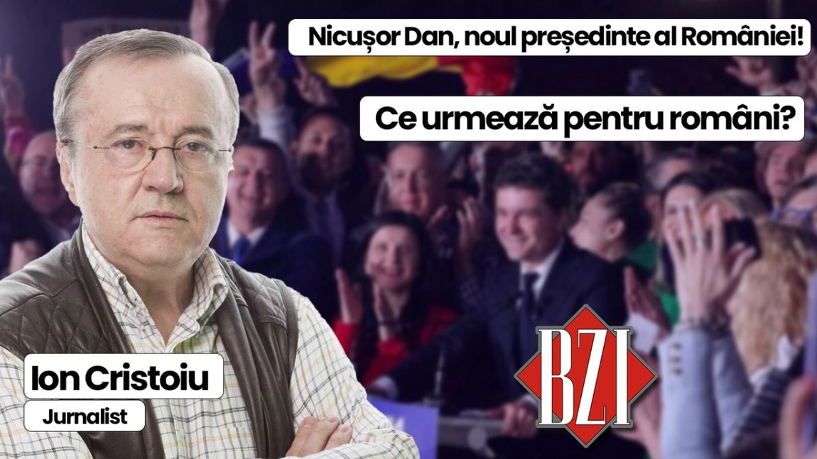 LIVE VIDEO - Super-dezbatere și analiza alegerii noului președinte al României la BZI LIVE alături de maestrul Ion Cristoiu, reputatul jurnalist! Ce urmează pentru România cu Nicușor Dan și cum poate fi rezolvată criza economică și politică