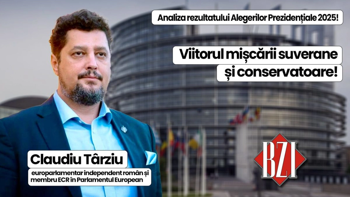 LIVE VIDEO - Dezbatere politică, socială și despre proiecții europene și internaționale la BZI LIVE alături de Claudiu Târziu, europarlamentar independent român și membru ECR în Parlamentul European