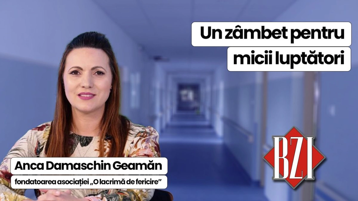 LIVE VIDEO - Anca Damaschin Geamăn, fondatoarea asociației „O lacrimă de fericire”, continuă drumul spre alinarea suferinței copiilor diagnosticați cu cancer, a familiilor acestora, și vine în platoul BZI LIVE