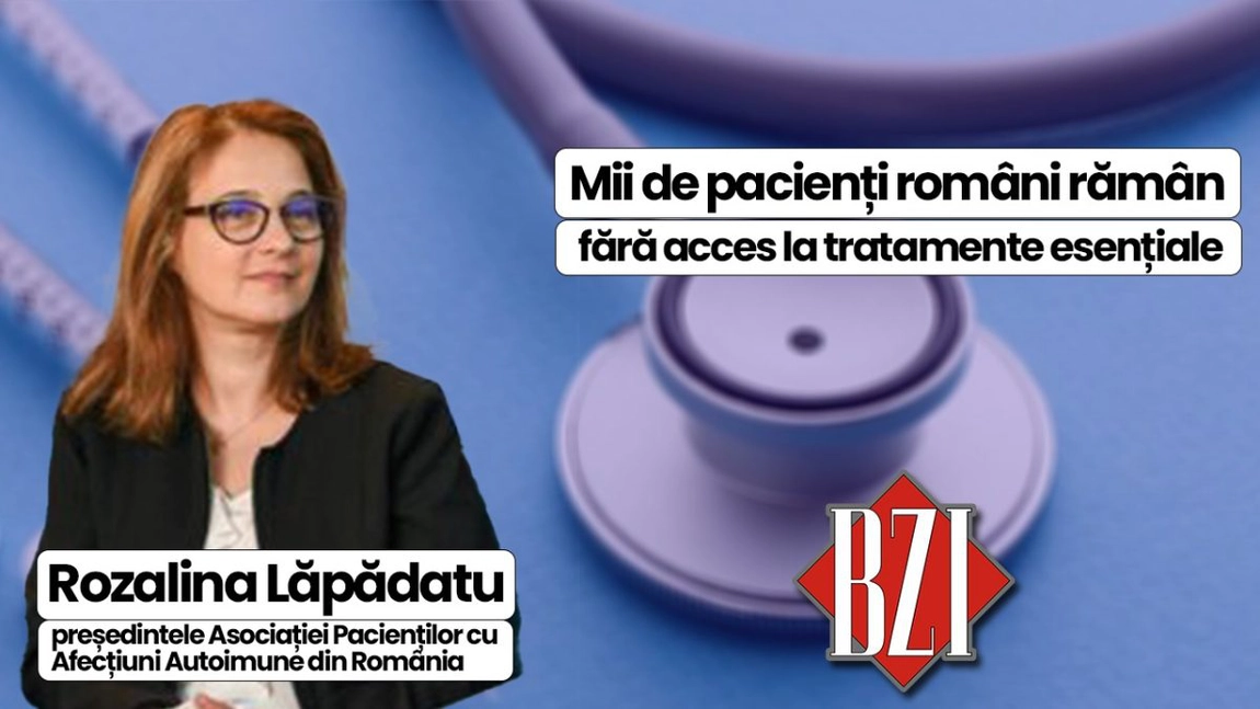 LIVE VIDEO - Criza accesului la medicamentele generice și biosimilare produc efecte devastatoare pentru pacienți și sistemul de sănătate. Aflăm informații de la Rozalina Lăpădatu, președintele Asociației Pacienților cu Afecțiuni Autoimune din România, în emisiunea BZI LIVE