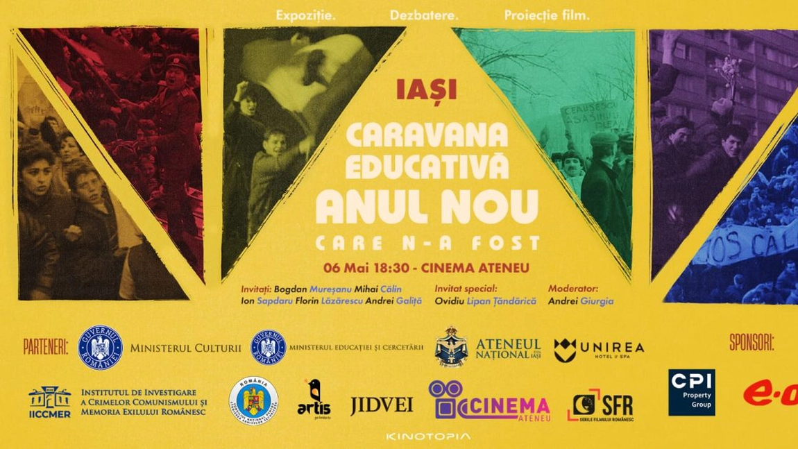 Caravana Cinematografică „Anul Nou care n-a fost” ajunge la Cinema Ateneu Iași