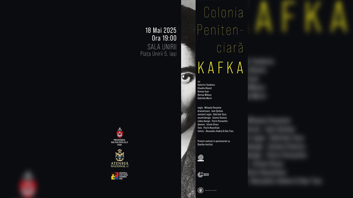 Spectacolul Colonia penitenciară de Kafka la Sala Unirii