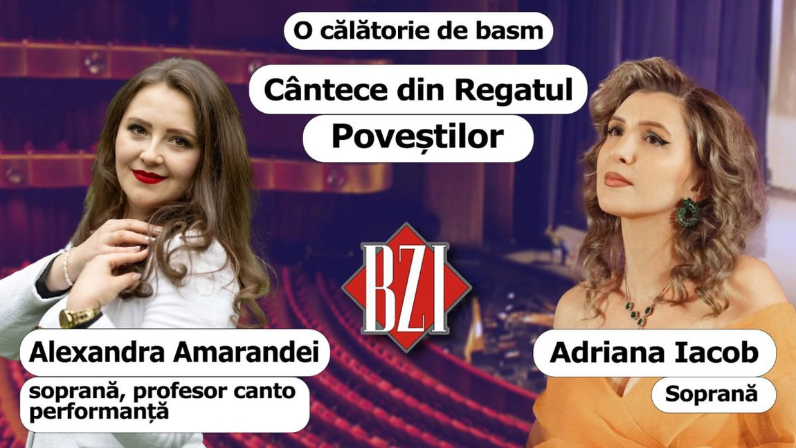LIVE VIDEO - Cântece din Regatul Poveștilor! Sopranele Alexandra Amarandei și Adriana Iacob lansează invitația unei călătorii de basm la BZI LIVE