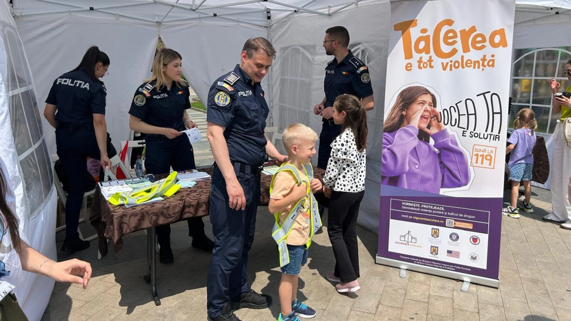Ziua Internațională a copilului a fost sărbătorită de polițiștii ieșeni alături de copii