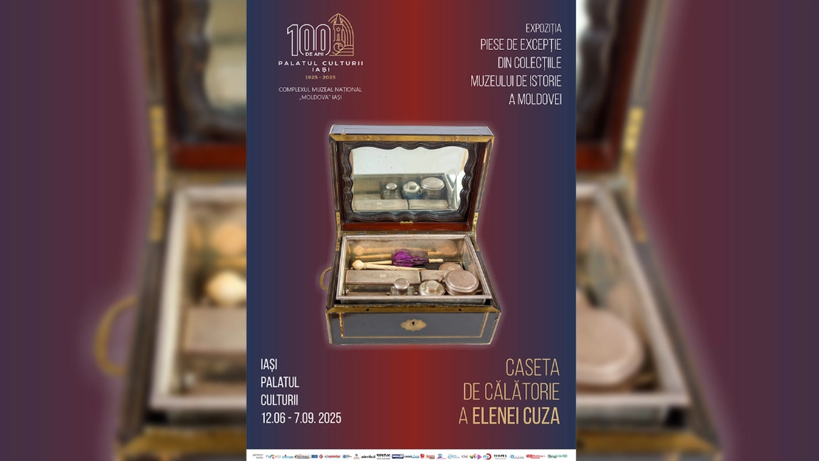Piese de excepție din colecțiile Muzeului de Istorie a Moldovei: Caseta de călătorie a Elenei Cuza