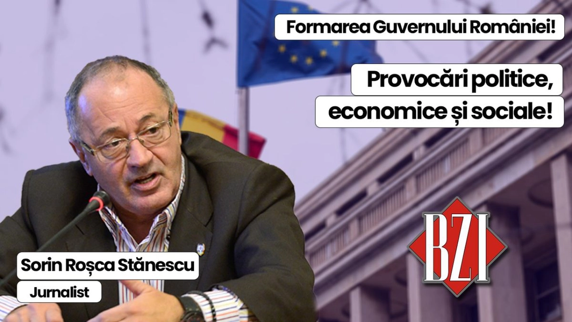 LIVE VIDEO - Top talk-show exclusiv săptămânal BZI LIVE alături de nașul presei din România, senior-jurnalistul Sorin Roșca Stănescu! De la noul Executiv, măsuri de austeritate, Servicii Secrete la situația politică națională și internațională