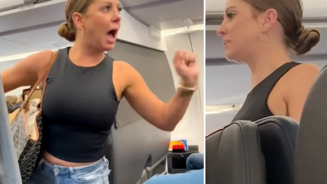 Tiffany Gomas, virală ca „doamna nebună din avion”, își transformă scandalul în afacere: „Acum, sunt gata de decolare profesională”