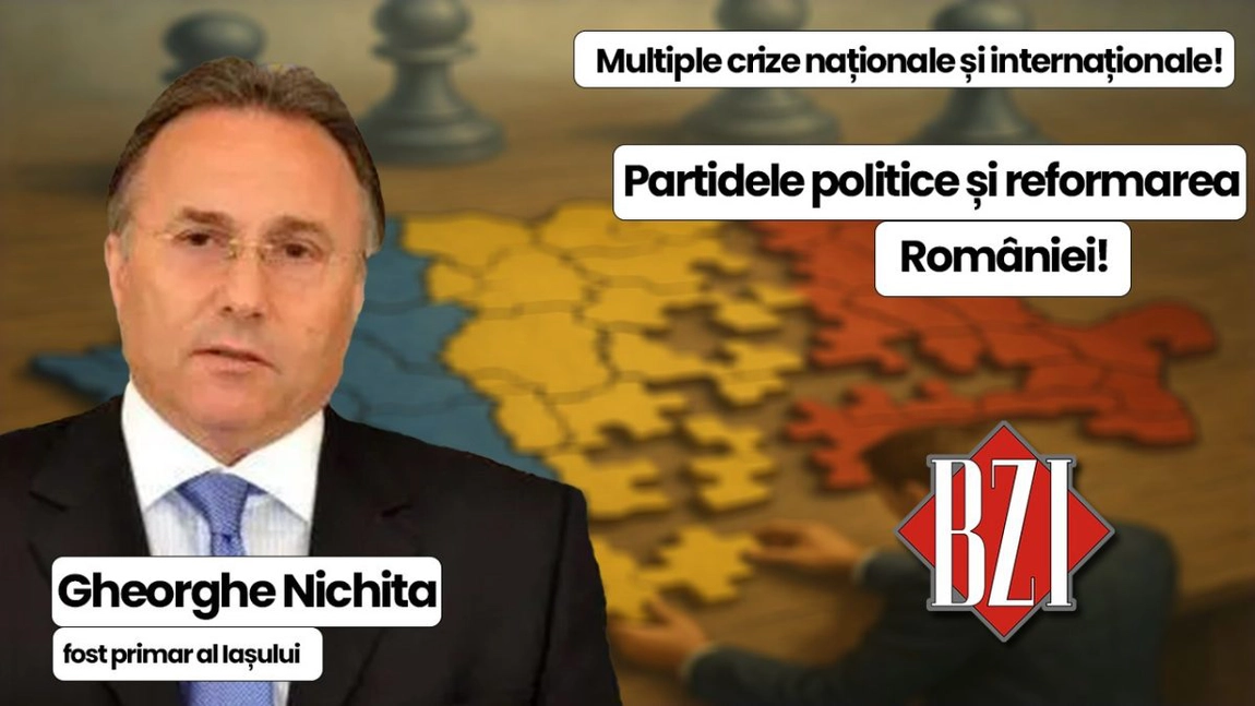 LIVE VIDEO - Super talk-show BZI LIVE alături de invitatul special permanent Gheorghe Nichita, fost primar al Iașului! Criză politică, economică și socială, războaie și cenzură