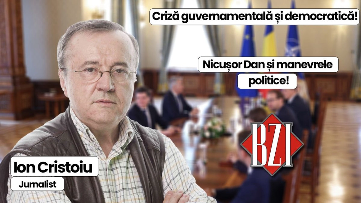 LIVE VIDEO - Talk-show interesant, incitant și de actualitate BZI LIVE alături de maestrul Ion Cristoiu, reputatul jurnalist român! Despre noul premier Ilie Bolojan, jocurile și mizele politice, noi conflicte militare