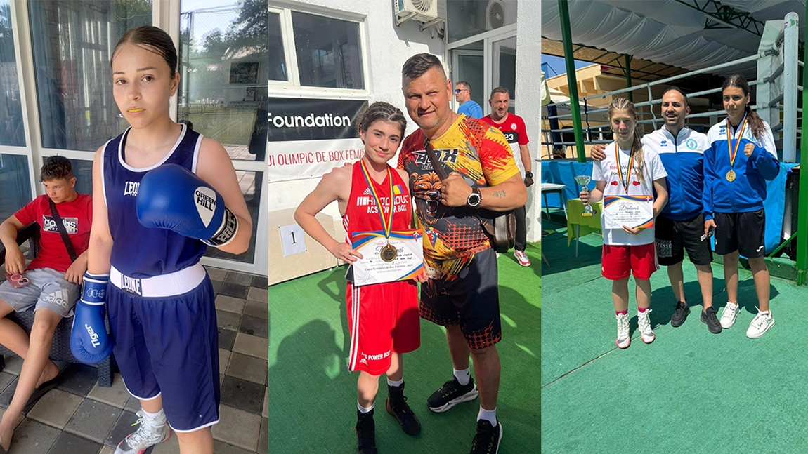 Aceste adolescente sunt printre cele mai bune sportive din boxul românesc