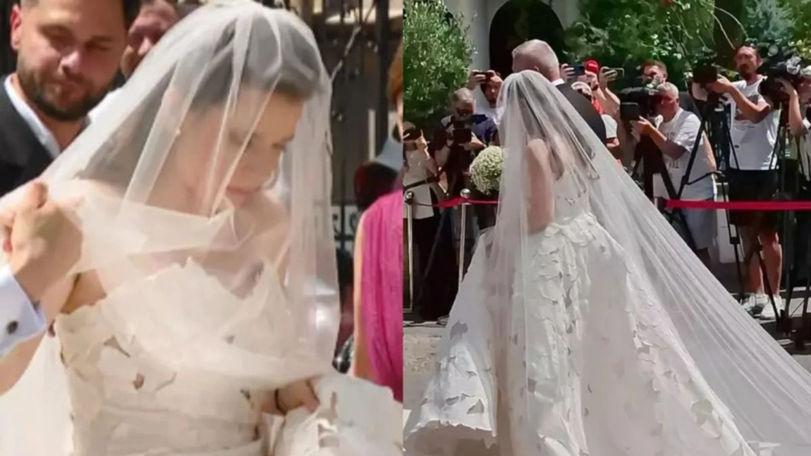 Kira Hagi a purtat o rochie de mireasă spectaculoasă la nuntă. Cât a costat și de unde a fost adusă