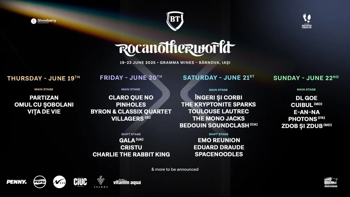 Cel de-al patrulea val de artiști se alătură lineup-ului Rocanotherworld 2025: Photons, Emo Reunion și mulți alții!