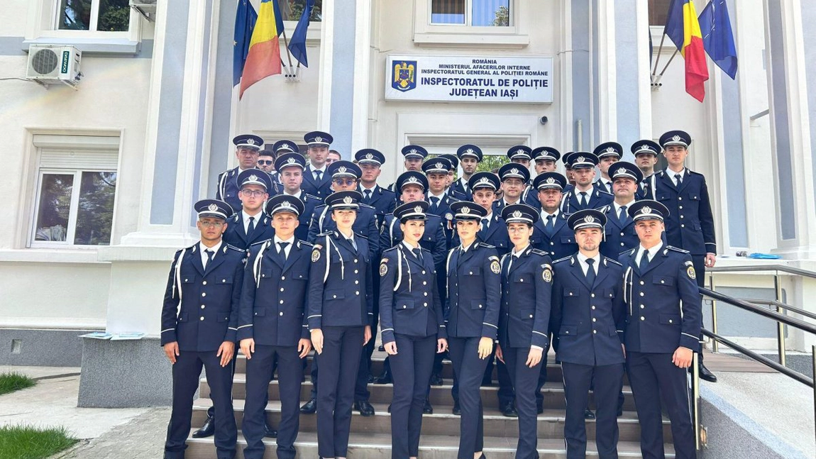 35 de agenți de Poliție, încadrați la Inspectoratul de Poliție Județean Iași