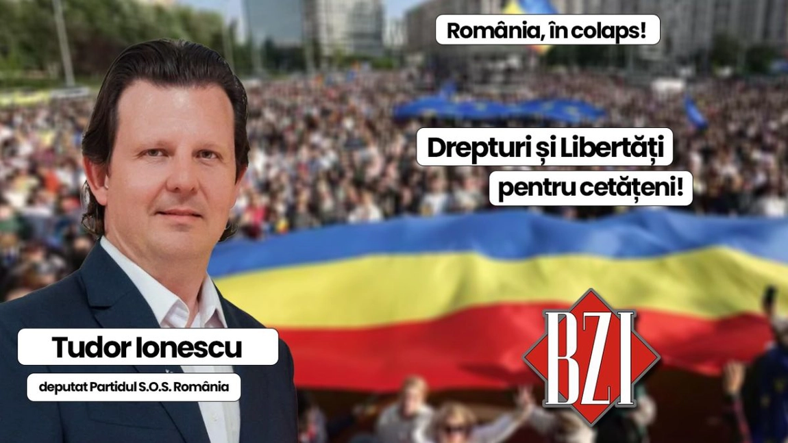 LIVE VIDEO - Top talk-show BZI LIVE săptămânal cu invitatul special, Tudor Ionescu, deputat S.O.S. România! De la criza din țară la dezastrul pentru români respectiv situația geopolitică și geostrategică