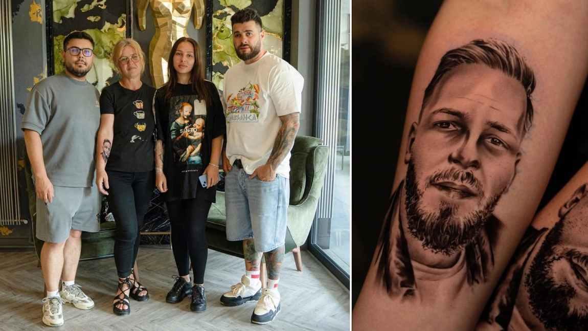 Suferință Imortalizată. Tatuajele simbolice ale mamei și surorii lui Daniel, tânărul ucis brutal la Iași de un luptător K1