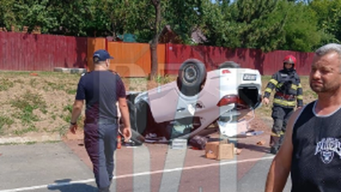Accident rutier la ieșirea din Schitu Duca spre Vaslui. Patru persoane au fost rănite, iar traficul este blocat pe DN 24