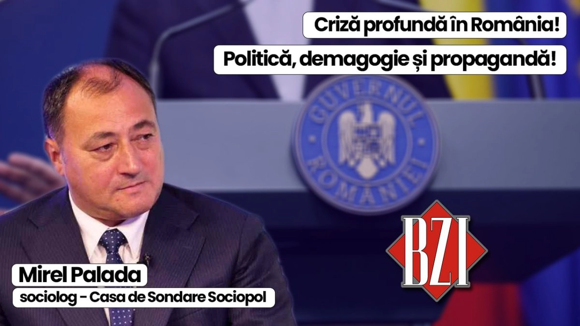 LIVE VIDEO - Top talk-show BZI LIVE alături de hâtrul și incisivul sociolog, Mirel Palada - Casa de Sondare Sociopol! Totul despre subiectele actuale, necenzurat, direct și fără menajamente
