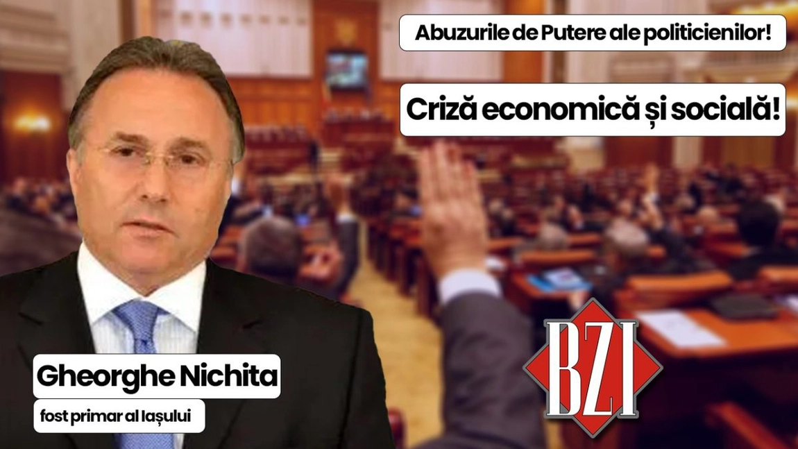 LIVE VIDEO - Talk-show special BZI LIVE alături de invitatul permanent Gheorghe Nichita, fost primar al Iașului