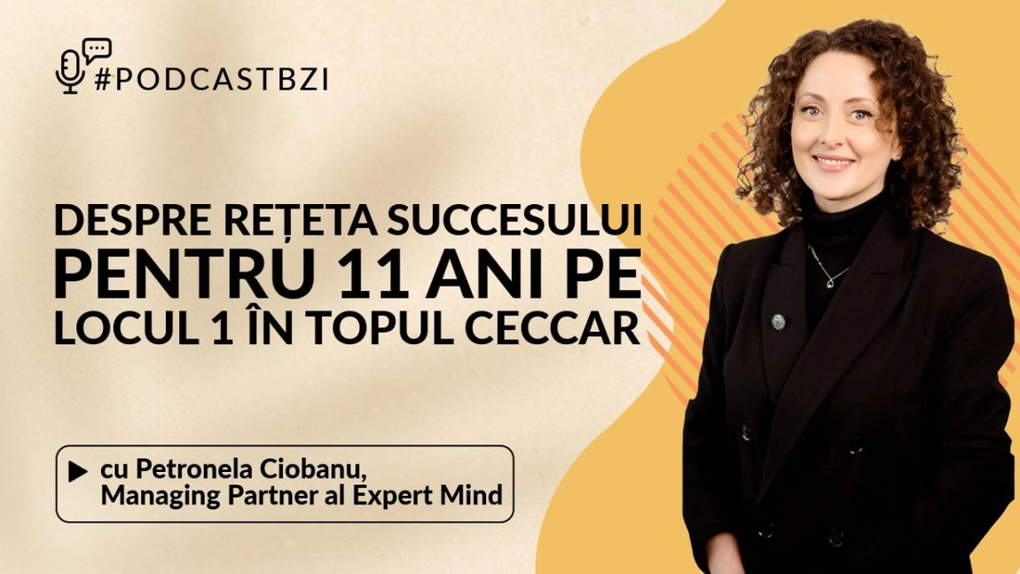 LIVE VIDEO - Petronela Ciobanu, Managing Partner al Expert Mind, despre rețeta succesului pentru 11 ani pe locul 1 în topul CECCAR