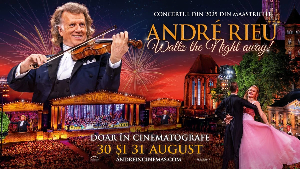 André Rieu – „Waltz the Night Away!”, în premieră pe marele ecran la Cinema Ateneu Iași