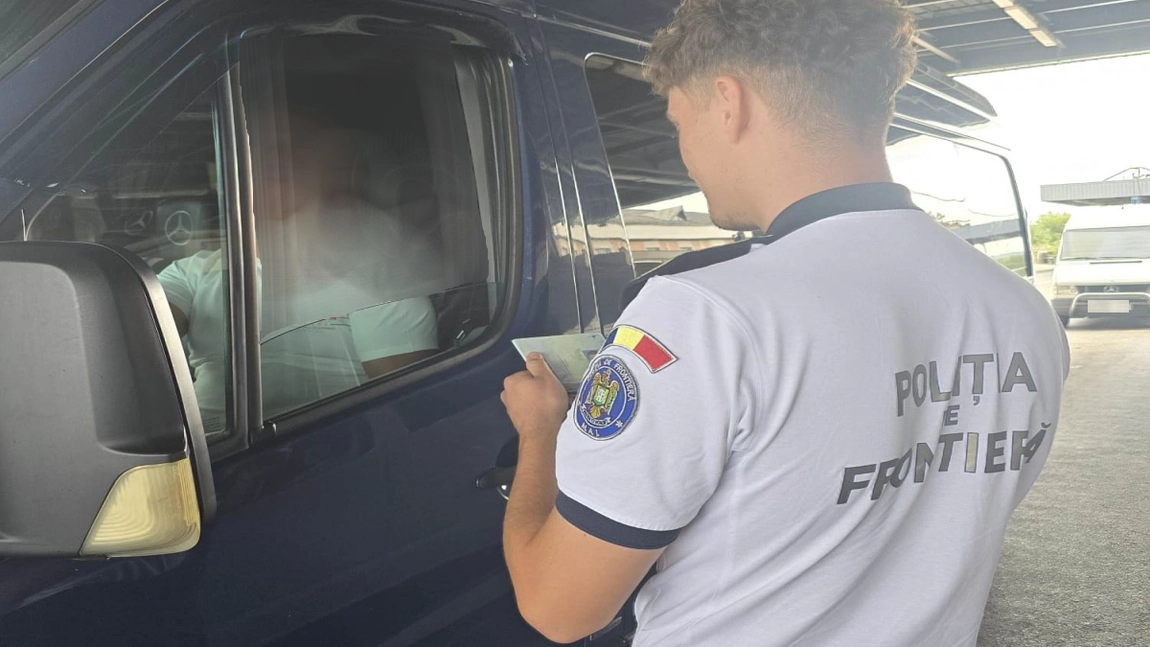 infracțiune la regimul rutier la granița Oancea-ITPF Iași, 13 august, ora 01:00.