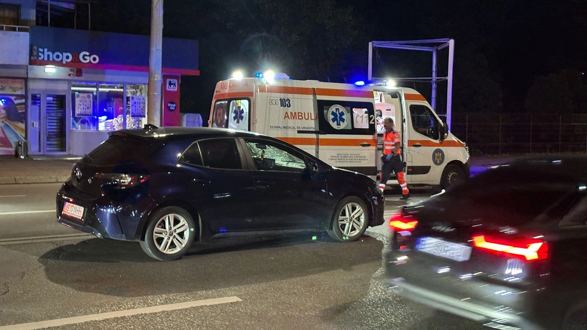Accident rutier în Bularga! Un pieton a fost lovit de un autoturism