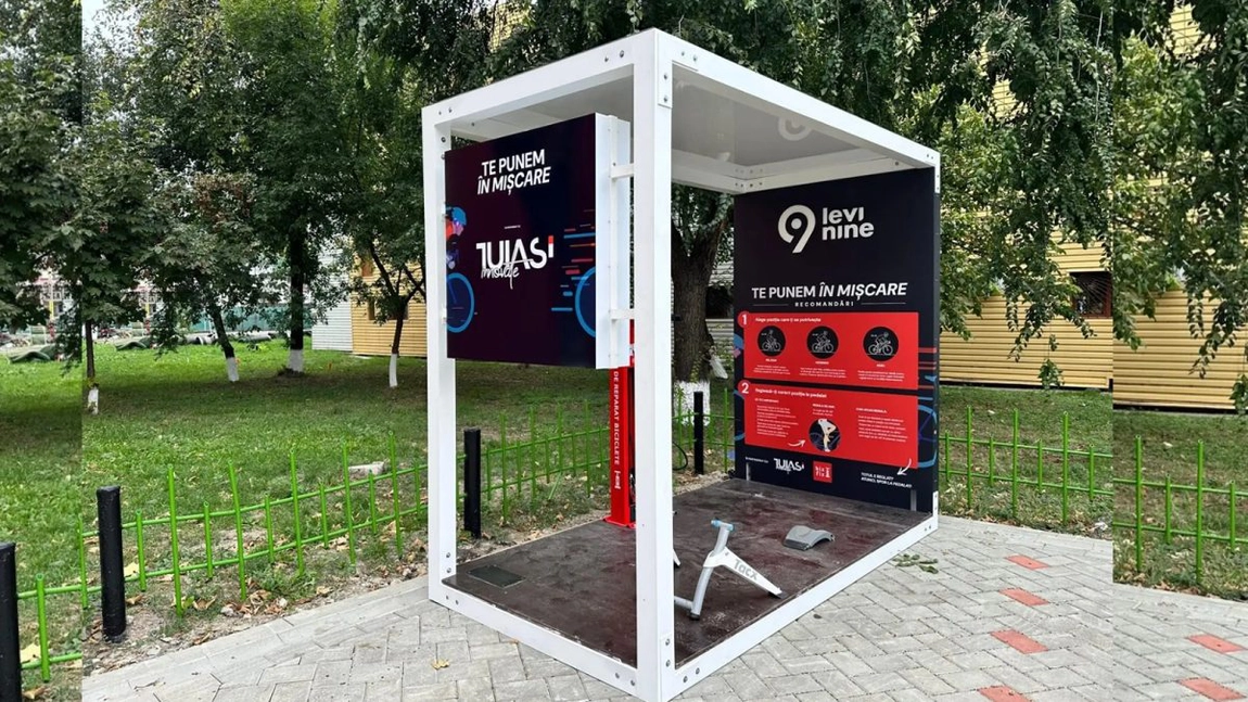 Două stații de reparații pentru biciclete, deschise gratuit în Campusul „Tudor Vladimirescu” din Iași