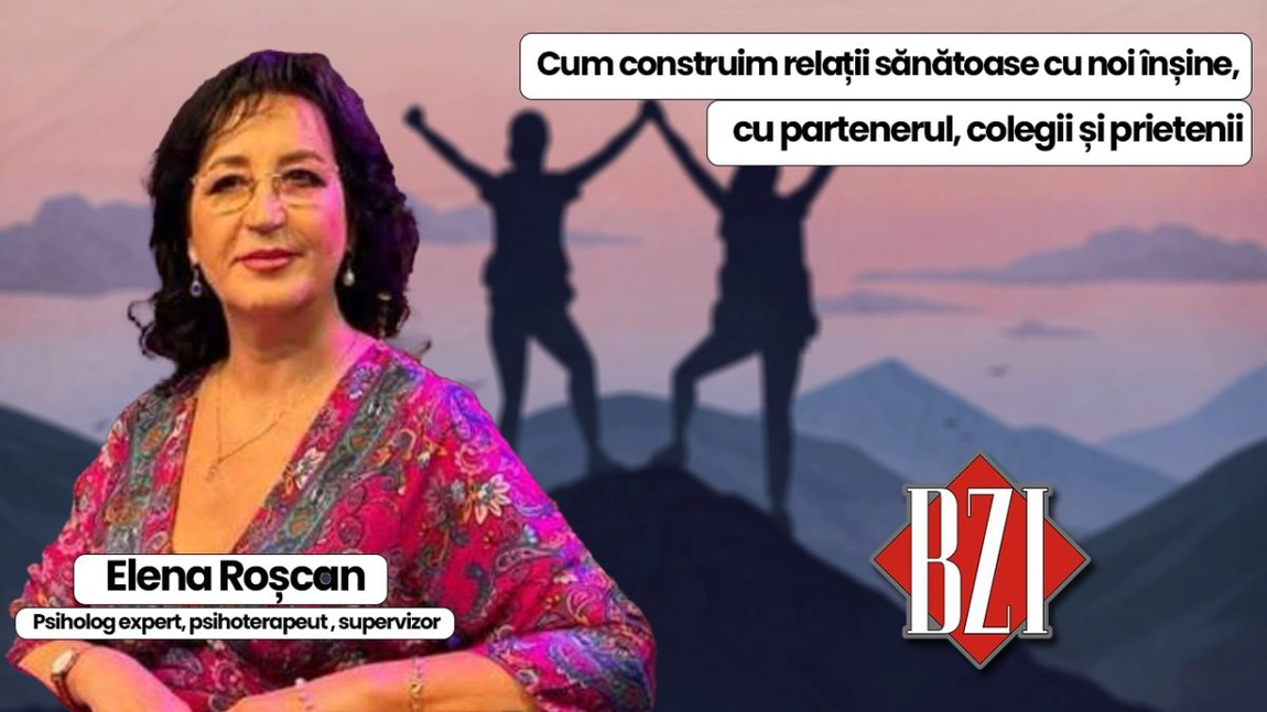 LIVE VIDEO - Relațiile sunt fundamentul vieții noastre, fie că vorbim despre cuplu, familie, prietenii sau mediul profesional. Aflăm secretele relaționării de la Elena Roșcan, psiholog expert, psihoterapeut și supervizor, la emisiunea de sănătate BZI LIVE