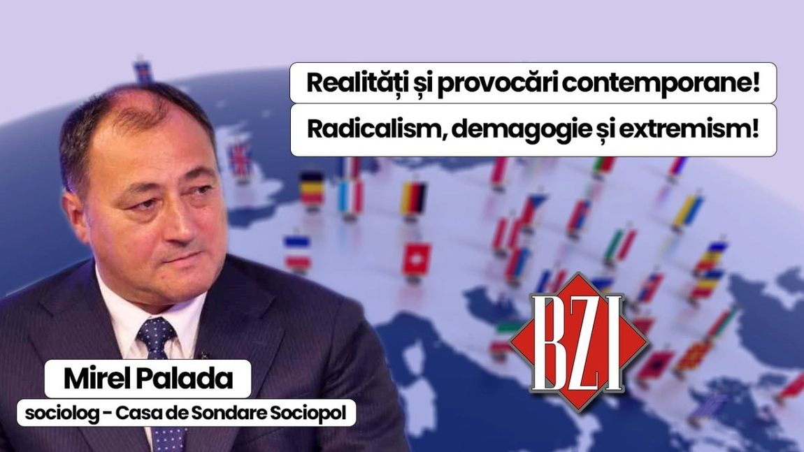 LIVE VIDEO - Top talk-show BZI LIVE permanent și săptămânal alături de invitatul special Mirel Palada, hâtrul și incisivul sociolog - Casa de Sondare Sociopol! Totul despre situația din România, provocările interne și externe