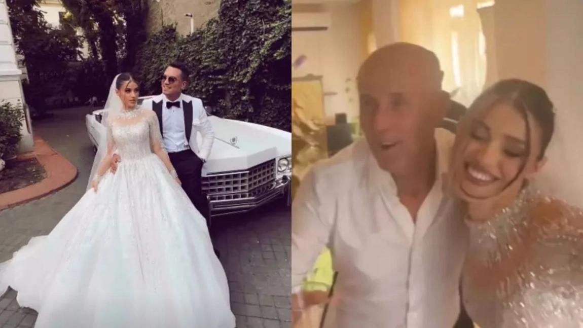 Ivona, fiica lui Mugur Mihăescu, a avut nunta. Soacra mică a atras toate privirile cu rochia ei