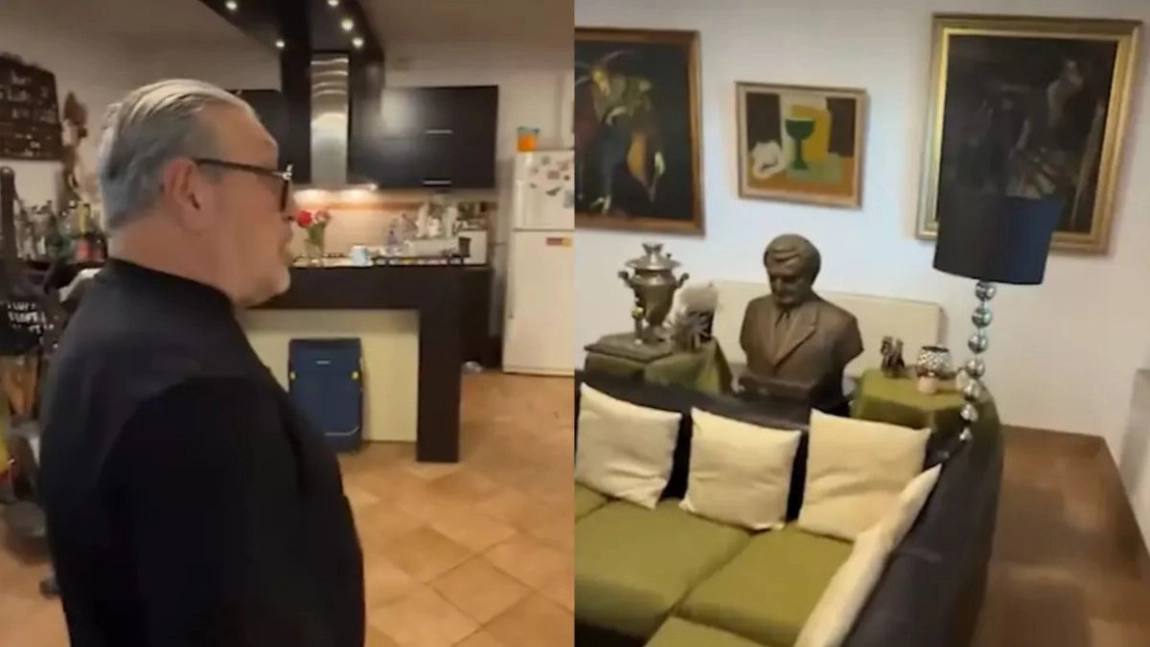 Serghei Mizil are un adevărat palat pe malul lacului Snagov. Secretul din sufrageria afaceristului