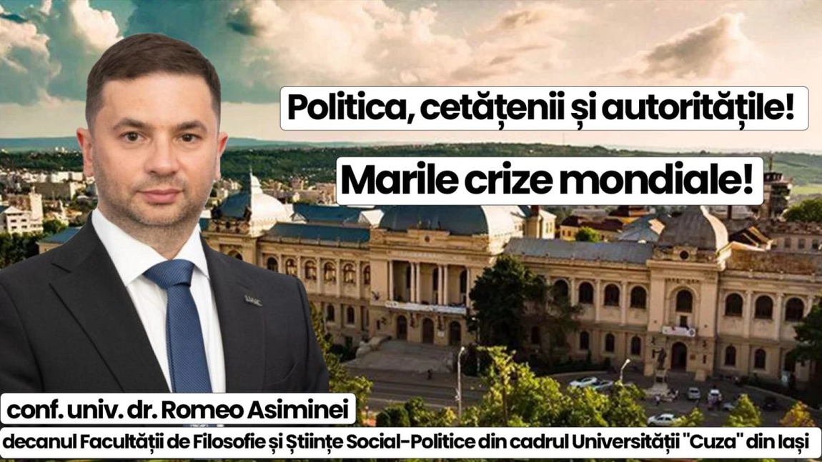 LIVE VIDEO - Emisiune-analiză BZI LIVE cu invitatul conf. univ. dr. Romeo Asiminei, decanul Facultății de Filosofie și Științe Social-Politice din cadrul Universității 