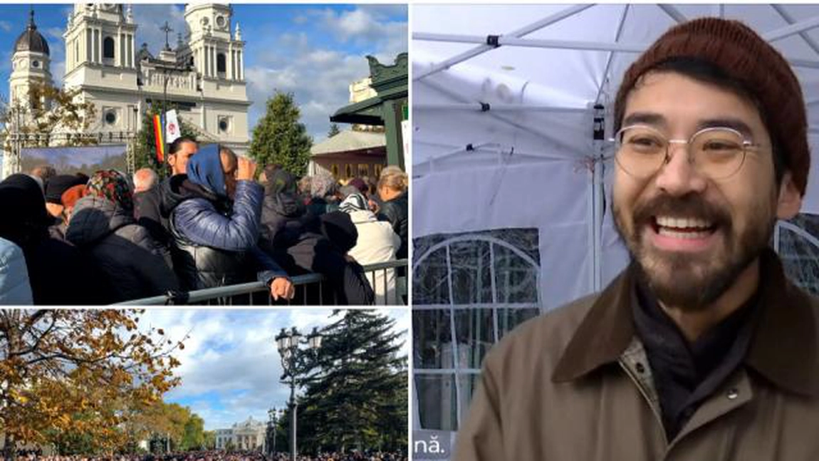 Un turist american, impresionat la pelerinajul de Sfânta Parascheva: „Să vezi toată ţara adunându-se într-un oraş, este extraordinar”