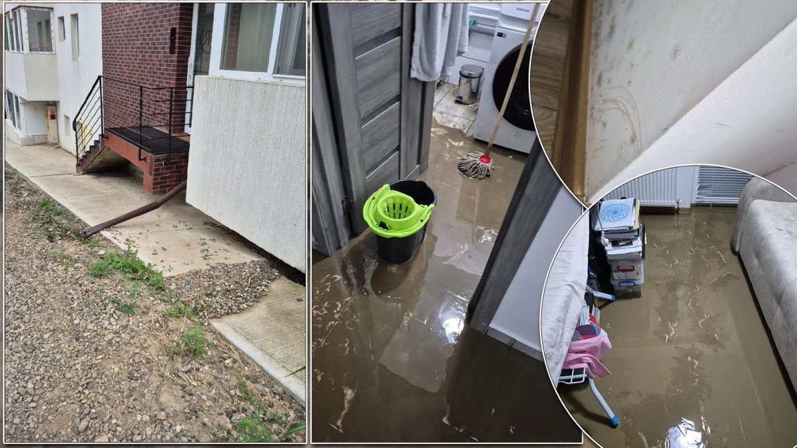 Inundații și crăpături într-un apartament de 80.000 de euro din Iași! Coșmarul a început în urmă cu câteva luni: „Când le-am spus că îmi dărâmă casa, au luat un cancioc și au mâzgălit crăpăturile”