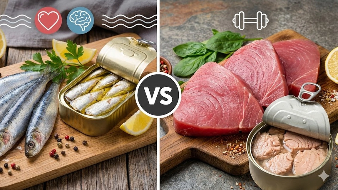 Sardine vs ton – care conține mai mult Omega-3 și proteine?