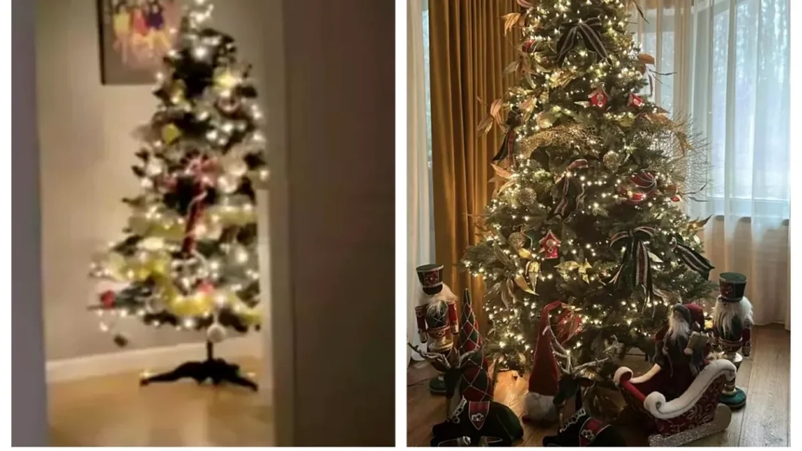 A împodobit patru brazi în propria locuință! Vedeta de la Antena 1 dezvăluie motivul