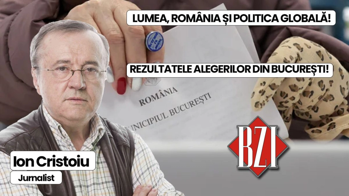 LIVE VIDEO - Emisiune BZI LIVE cu invitatul special maestrul Ion Cristoiu, celebrul și consacratul jurnalist