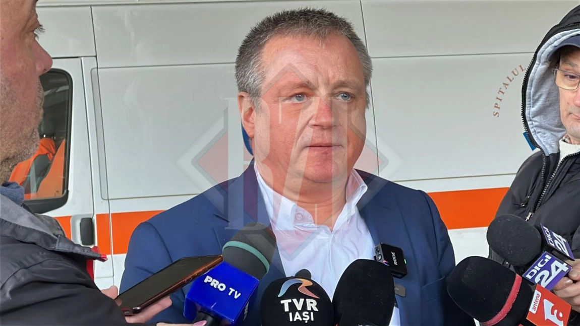 Ec. Gheorghe Diaconu, managerul interimar de la Sf. Maria din Iași, declarații după ce a fost depistată o bacterie periculoasă în rețeaua de apă a spitalului - UPDATE