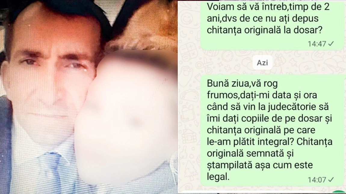 Avocatul Mihai Bălan este acuzat de o clientă că refuză să elibereze o chitanță! Cătălina Gabor, o mamă din Pașcani, reclamă lipsa actelor și absența apărătorului în instanță