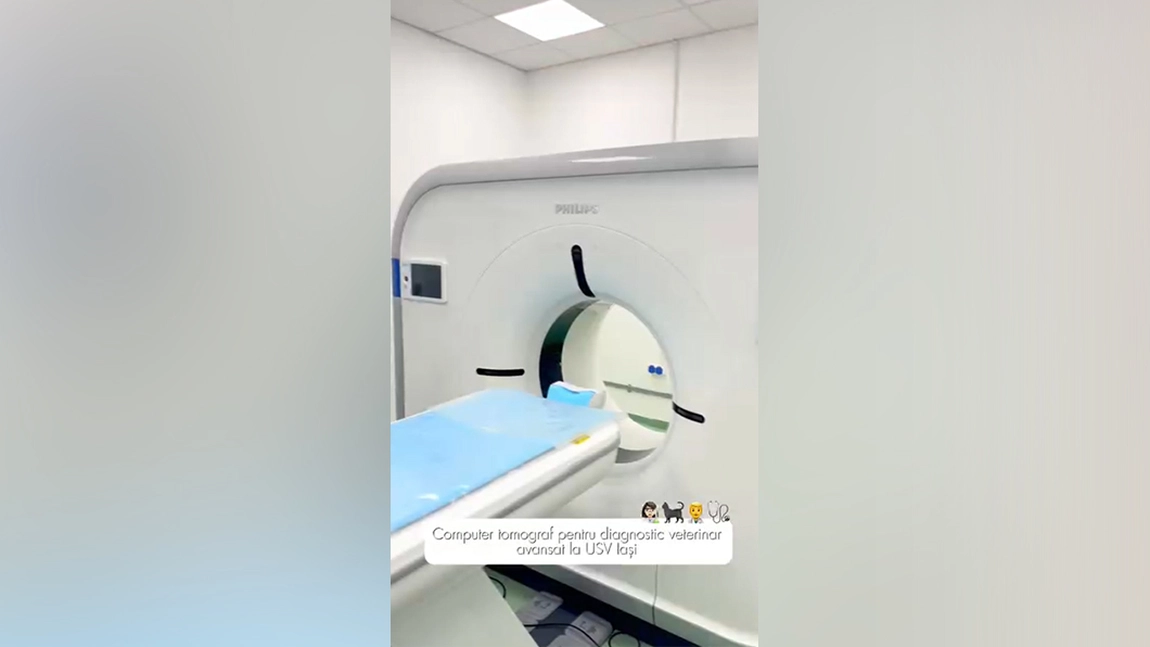 Spitalul Veterinar al USV Iași va avea un computer tomograf pentru diagnostic rapid și precis