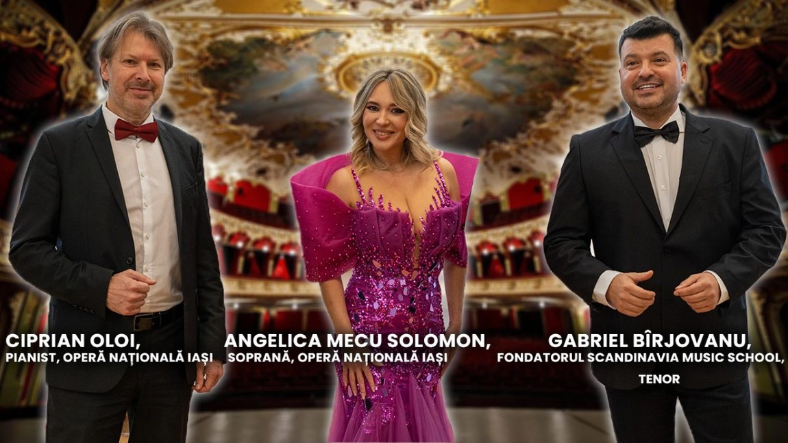 LIVE VIDEO - Când vocile și pianul spun o poveste la BZI LIVE, cu artiștii Angelica Mecu Solomon, soprană, angajată a Operei Naționale Române din Iași, tenorul Gabriel Bîrjovanu, fondatorul Scandinavia Music School Iași, și pianistul Ciprian Oloi, de asemenea angajat al Operei Naționale Române din Iași