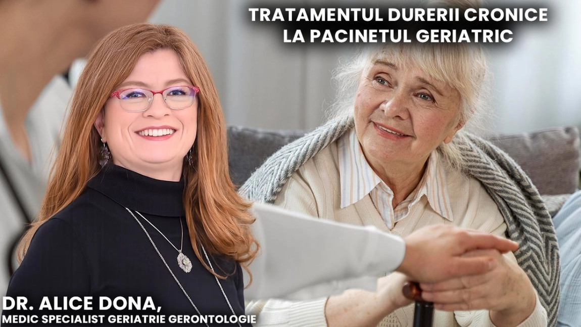Dr. Alice Dona discută la BZI LIVE despre tratamentul durerii cronice la pacientul vârstnic